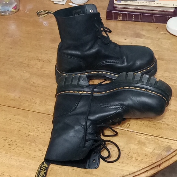 Dr. Martens Black Audrick 8-Eye Boots - Picture 16 of 16
